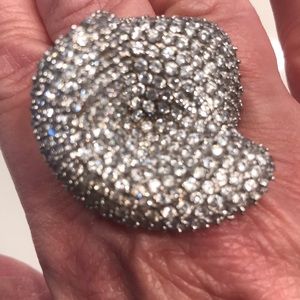 Sterling silver sparkling ring